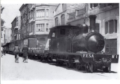 Dampflokomotive F.C. Tortosa-La Cava (FESA) aus Spanien AK nicht versand