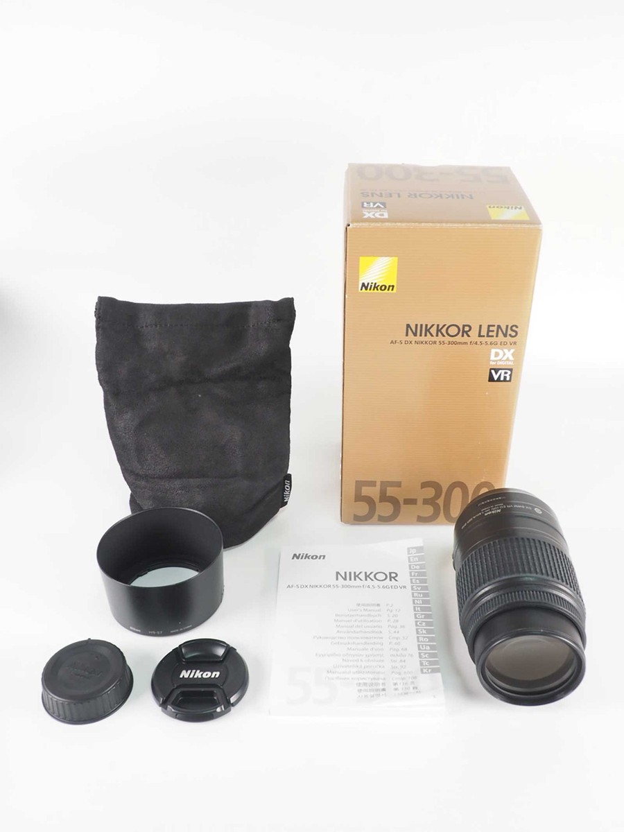 Nikon AF-S DX NIKKOR 55-300mm f/4.5-5.6 G ED VR Lens w/ Box