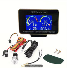 Auto Car LCD Meter Digital Oil Pressure Volta...