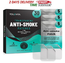 TOLEVITA Anti-Smoke Herbal Patches   7 mg, 30 Patches for Reducing Cravings USA.