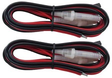 2 Lot Workman CB-3AXX CB / HAM Radio 12 Gauge Power Cord 3-Pin w/ Dual Fuses