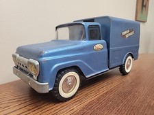 VINTAGE 1959 TONKA SERVICE TRUCK DARK METALLIC BLUE STEEL TOY All Original