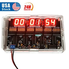 6-bit Digital Circuit Clock DIY Electronic Kit Electronic Clock Teaching Kit US