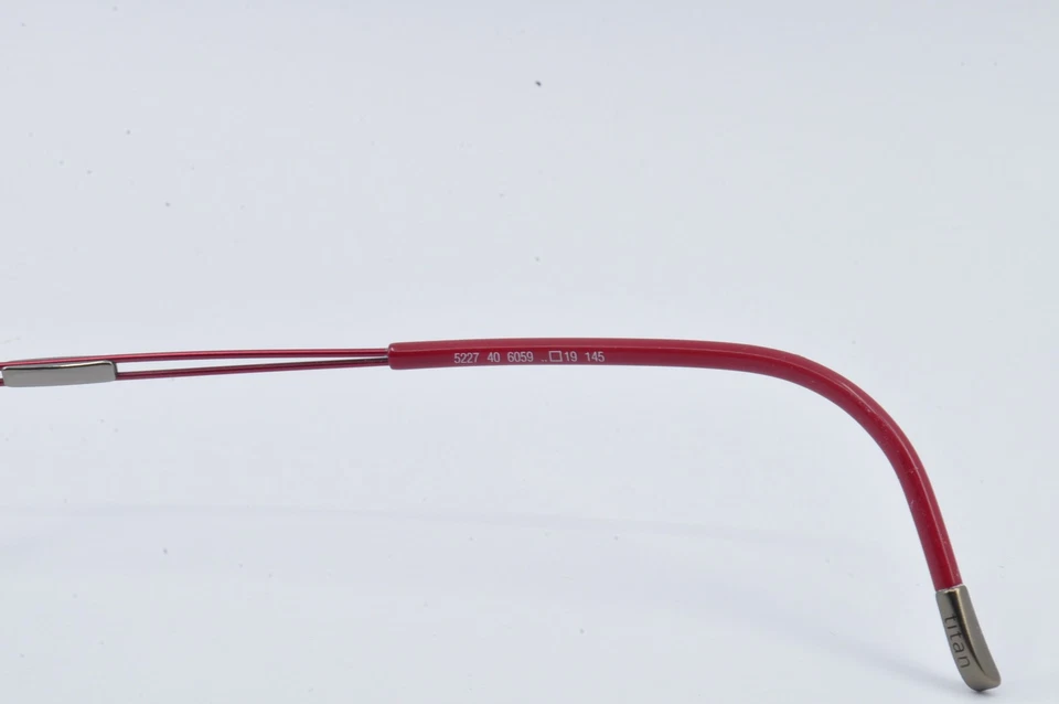 Silhouette Eyeglasses 5227 40 6059 Red, Size 49-19-145 - Image 3 of 4