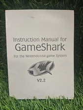 GameShark Game Shark N64 Nintendo 64 V2.2 MANUAL ONLY