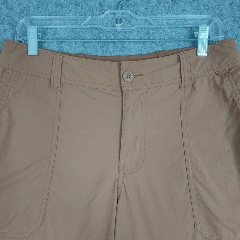 Pantalones Cortos Para Mujer REI Co-op Marrón Talla 10 Sahara 8" Entrepierna 10" Tiro Bermuda Caminata Gorp Foto 3 de 4