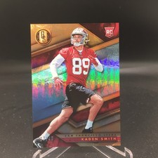 Kaden Smith 2019 Gold Standard Platinum 187 #/49 San Francisco 49ers Rookie