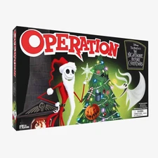 Operation: Disney The Nightmare Before Christmas Board Game, Featuring Jack S...