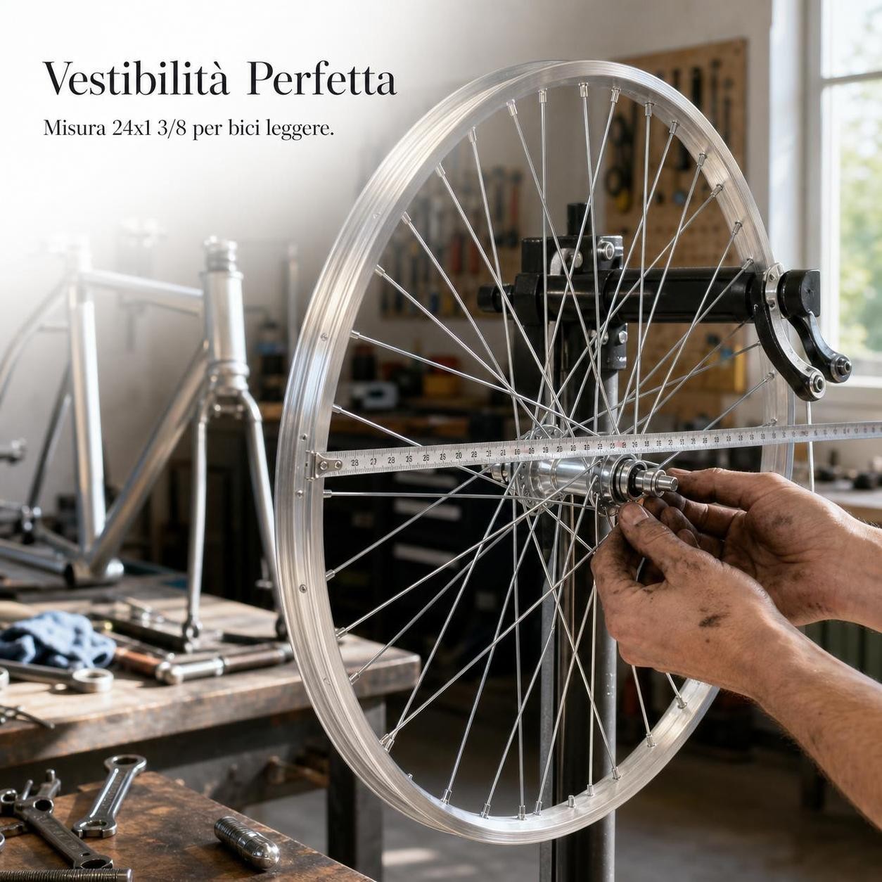 Ruota per Bici Anteriore o Posteriore | 36 Raggi | per bici da corsa