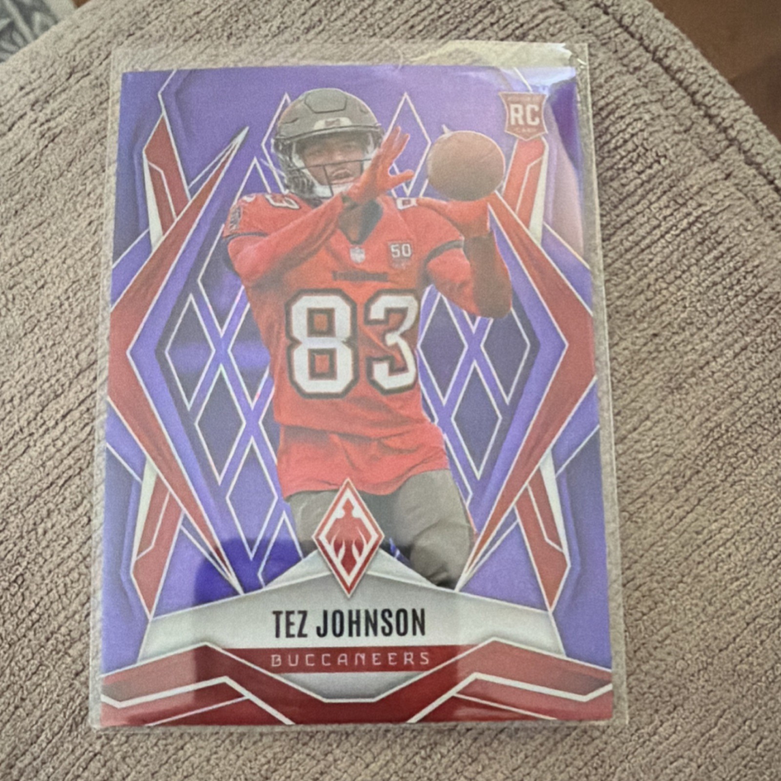 2025 Panini Phoenix - Rookies Tez Johnson #166 Purple Winter /249 (RC)