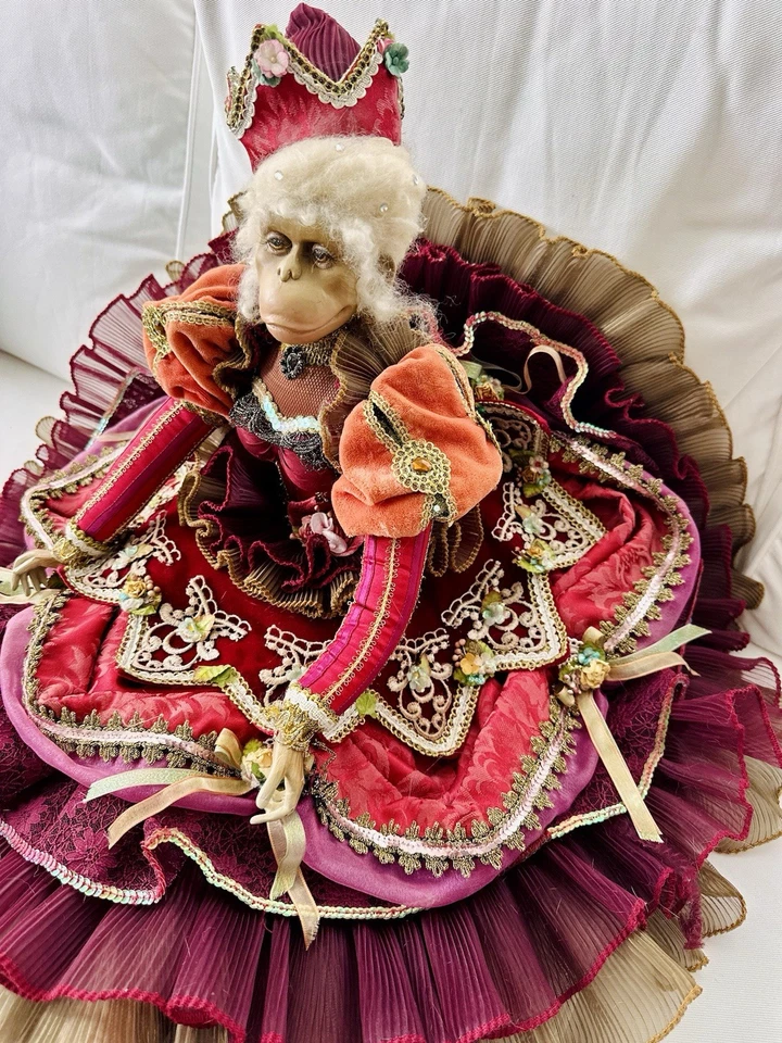 Katherine's Collection Wayne Kleski Court Monkey Lady Katherine RARO Foto 4 de 4