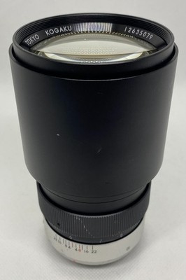 Excellent+++++】Topcon UV Topcor Camera Lens 1:4 F=200mm Kogaku