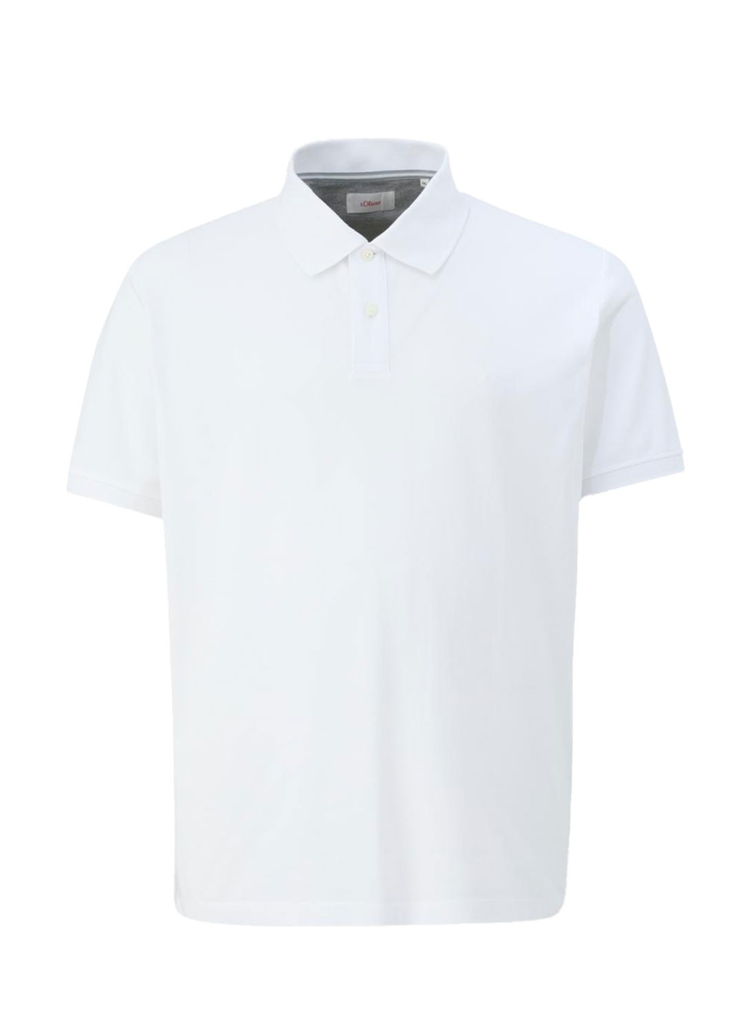 S.OLIVER Männer Polo-Shirt Piqué Baumwolle Knopfleiste Kragen Big Size Übergröße