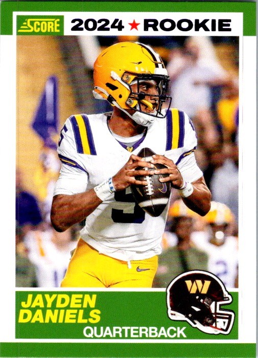 2024 Score #2 Jayden Daniels 35th Anniversary Rookies Pink