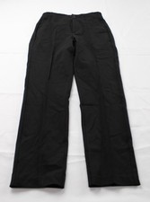 Liverpool Women's Solid Print Double Button Pintuck Trousers JK5 Black Size 6