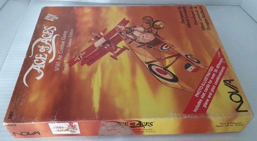 EUC Ace Of Aces WW1 Air Combat Game Hand Rotary DELUXE EDITION 1980 Complete - Picture 9 of 11