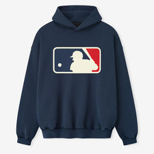 Fear of God MLB Essentials Hoodie Navy Sport Fit Unisex Luxury Streetwear