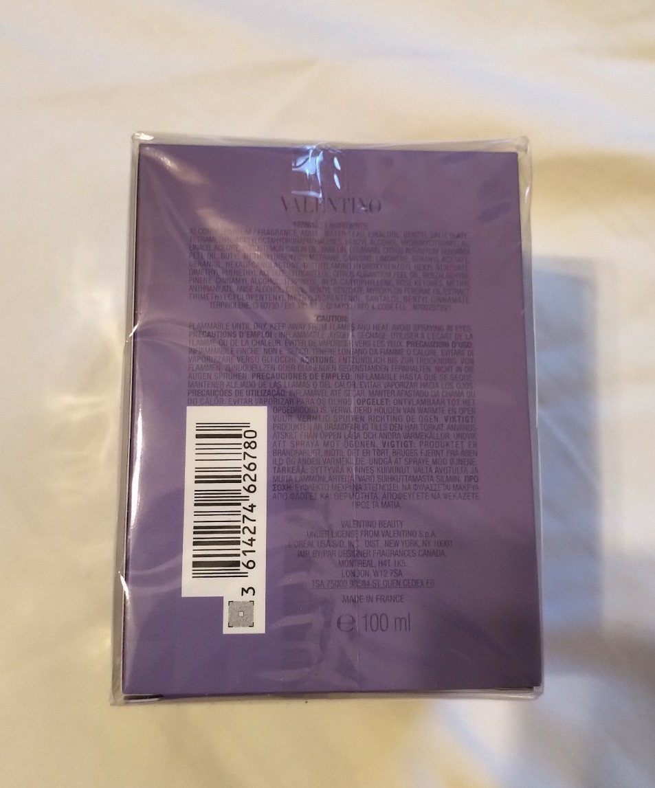 NIB VALENTINO BORN IN ROMA DONNA PURPLE MELANCHOLIA EAU DE PARFUM 100 ML 3.4 OZ thumbnail 2