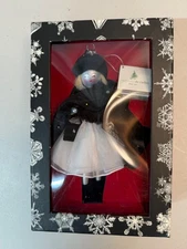 Soffieria De Carlini Saks 5th Avenue Lady Shopper Blown Glass Ornament