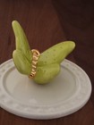 Nora Fleming Green Butterfly Mini Retired Rare With Dots — photo 5