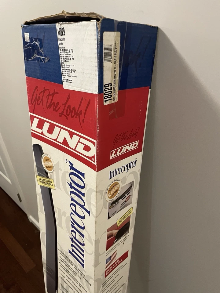 Protector capó deflector de aire Bug Chevy S10 GMC Sonoma MÁS, Lund 18029 humo nuevo en caja Foto 3 de 4