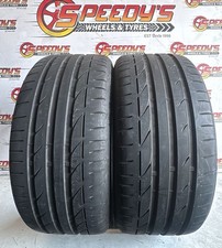 2x 255/35 R19 BRIDGESTONE POTENZA S001 MOE 96Y 5mm Tread REF Z38 2553519