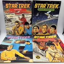 Vtg The Star Trek Original Series 20th Anniv. Books 1986 Lot of 4 See Photos