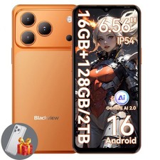 Blackview WAVE 7C Smartphone Android 16 | 16GB + 128GB/2 TB erweiterbar |Orange