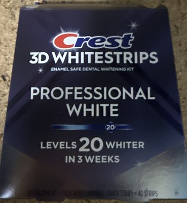 Crest 3D Whitestrips Professional Teeth Whitening Level 20 BRAND NEW 