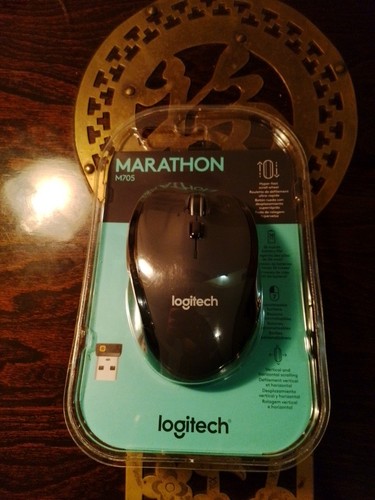 Logitech M705 Marathon (910-001935) Wireless Mouse - 第 1/3 張圖片