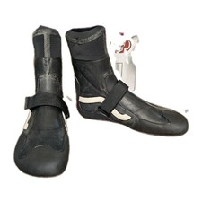 Vans 5mm Surf Boot 2 Hi V Wetsuit Booties Black/White Size 8 Men's/ 9.5 Women's