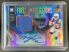 2018 Panini Illusions Nyheim Hines RC Jersey Rookie Auto #/499 Colts