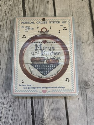 Musical CrossStitch Kit Mary s Kitchen Frame My Favorite Things New Berlin Co