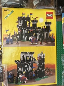 Lego 6085 Black Monarch's Castle Instructions Box Minifigures TITA 💯% Complete