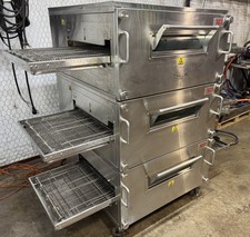 XLT 2440 Nat Gas Triple Stack Pizza Conveyor Ovens** Video Demo**
