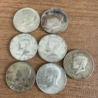 Lot Of 7 Silver Half Dollars 1965-1969 40% Silver