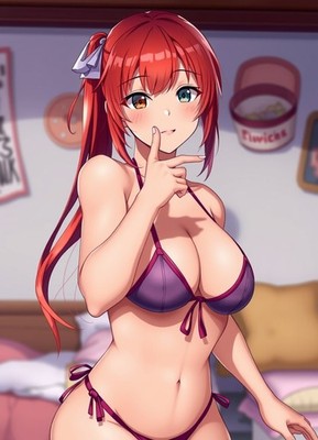 SEXY ANIME  WAIFU BIKINI BABE  4x6 Print  Fantasy Art 03102615