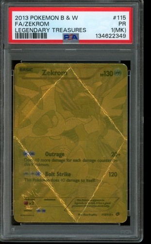 Zekrom graded PSA 1 for sale on eBay