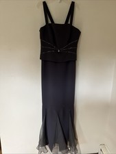 Junnie Leigh 8 Swarovski Crystals Mother Of The Bride Evening Maxi Dress