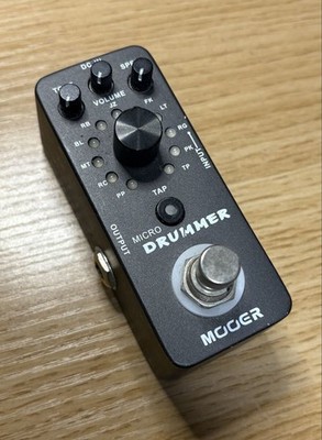 MOOER MICRO DRUMMER Compact Drum Machine Effect Pedal