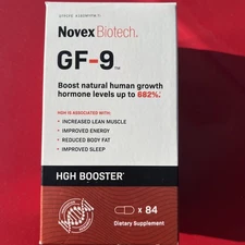 Novex Biotech GF-9 Growth Supplement - 84 Capsules. Exp 3/26+