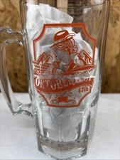 Snowbird UT Oktoberfest Beer Glass 47th Mug – Ski Resort Barware Gift Large 8”