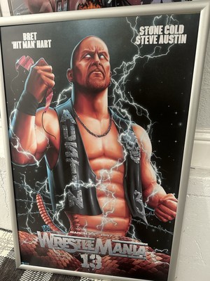 WWE X Mondo WrestleMania 13 Stone Cold Steve Austin vs Bret Hart