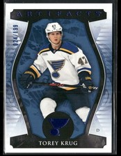 2023-24 Upper Deck Artifacts Torey Krug Royal Blue /199 #54 St. Louis Blues