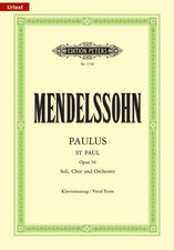 Paulus op. 36 | Oratorium / Klavierauszug | Felix Mendelssohn Bartholdy | Buch
