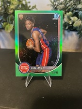 2025/26 Bowman Chrome Chaz Lanier Detroit Pistons Green Refractor #BCV-38 /99