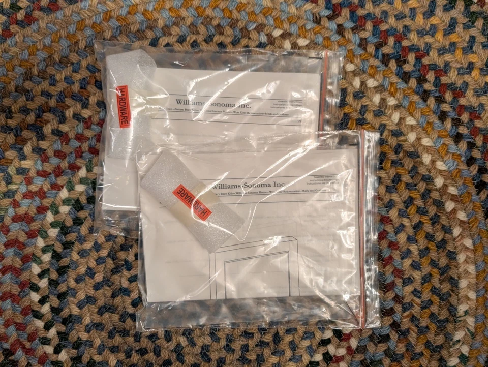 Pottery Barn Folsom Collection Pin Board Set of 2 New Without Original Box - Image 3 of 4