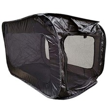 Black Pop Up Dog Kennel for Medium Sized Breeds Puppy Pet 21.2 x 36.6 x 21.2 in