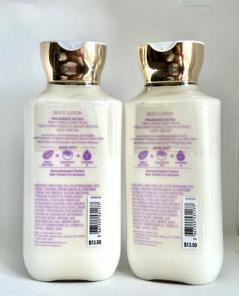 Happy Vibes Body Lotion 8 oz 24HR Moisture Shea Butter Vitamin E Skin Care Set 2 - Image 2 of 4