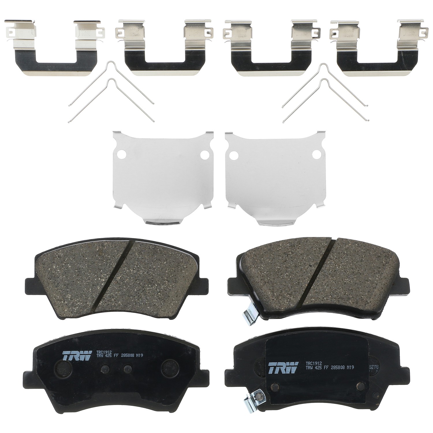 Disc Brake Pad Set for Hyundai Elantra 2017 - 2020 TRW  Pro TRC1912